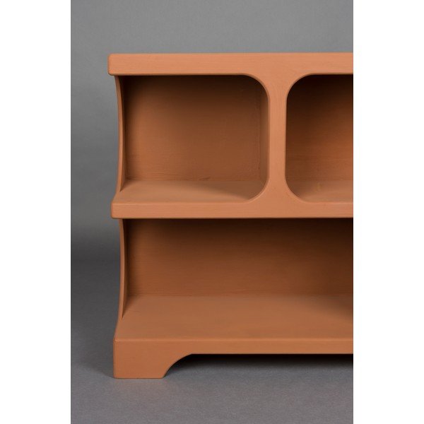 Libreria color terracotta 120x85x37 cm Dundee – Dutchbone-image-4