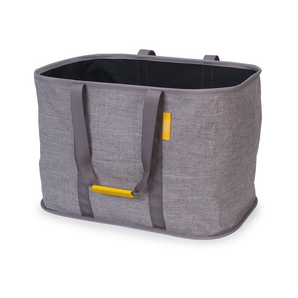 Cesto portabiancheria in tessuto grigio pieghevole 55 l Hold-All Max - Joseph Joseph
