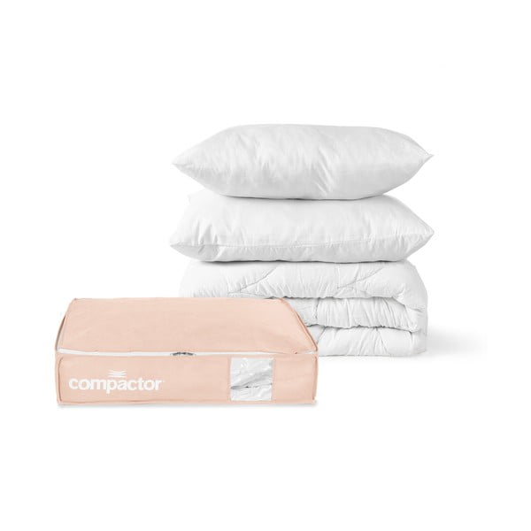 Organizer per sottoletto sottovuoto in plastica 65x45x15,5 cm Pink Edition – Compactor-image-4