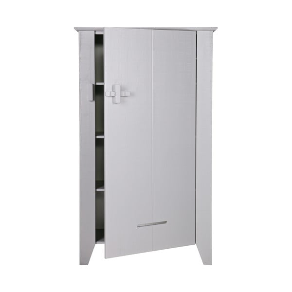 Armadio in legno grigio Gijs - WOOOD-image-2