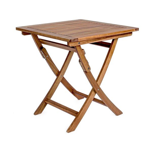 Tavolino da giardino in acacia massiccia 70x70 cm Noemi – Bizzotto