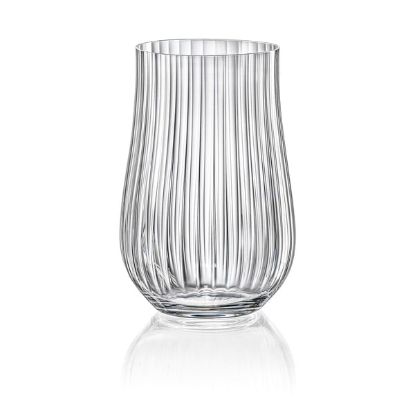 Set di 6 bicchieri , 450 ml Tulipa Optic - Crystalex
