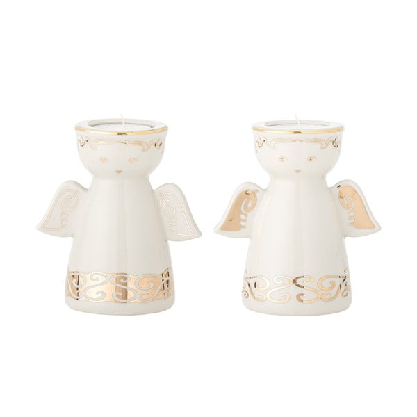 Portacandele in set in gres per lumino 2 pz Faella – Bloomingville-image-4