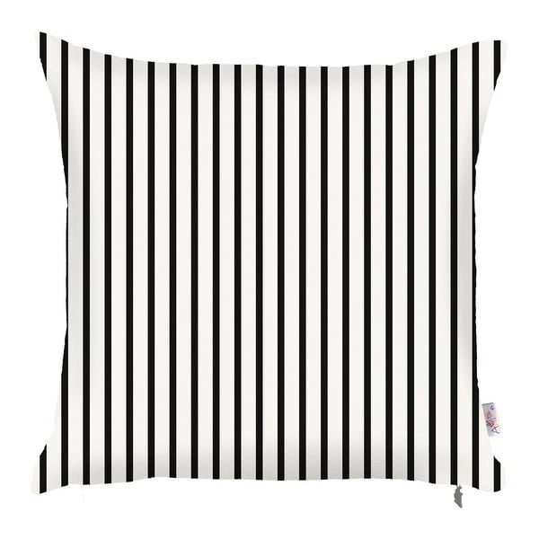 Federa in bianco e nero Mike & Co. NEW YORK Pinky Light Stripes, 43 x 43 cm Shine - Mike & Co. NEW YORK