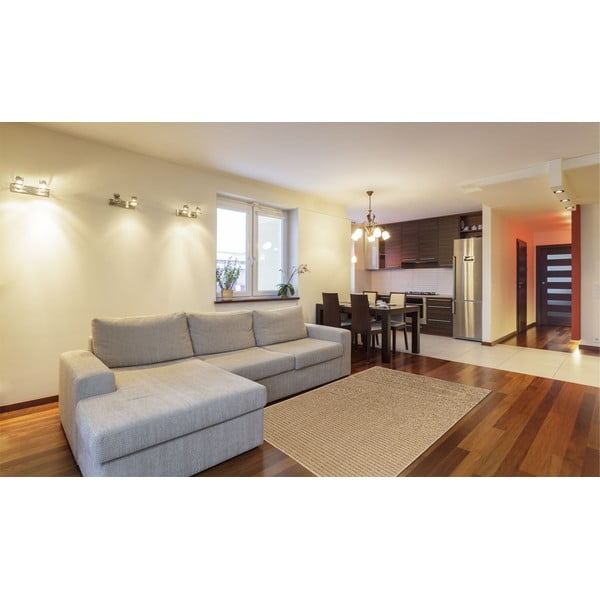 Tappeto per esterni marrone chiaro , 133 x 190 cm Plain - Floorita-image-1