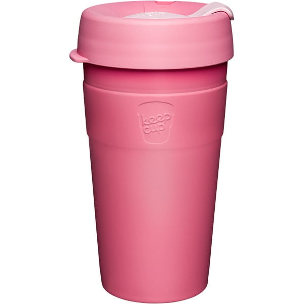 Tazza da viaggio rosa con coperchio Thermal, 454 ml Saskatoon - KeepCup