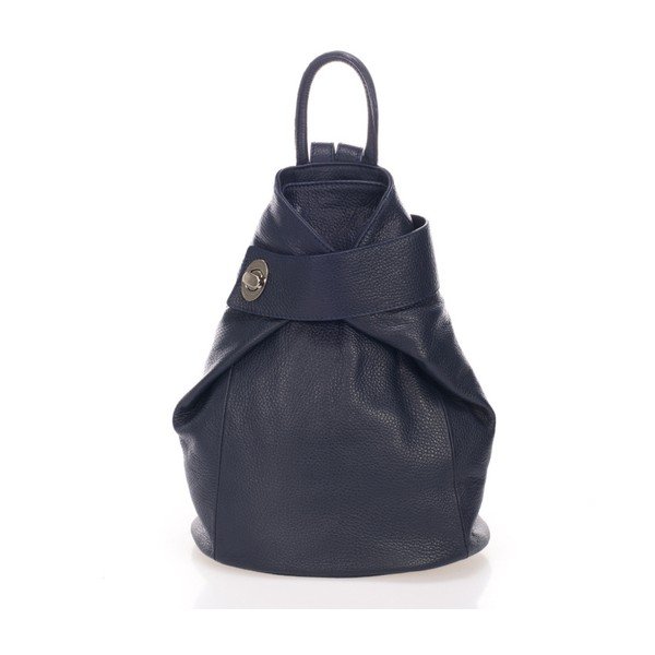 Zaino in pelle blu scuro Narni - Lisa Minardi