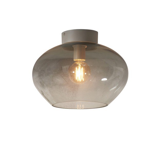 Lampada da soffitto grigia con paralume in vetro ø 35 cm Bologna - it's about RoMi