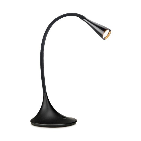 Lampada da tavolo nera Snake - Markslöjd