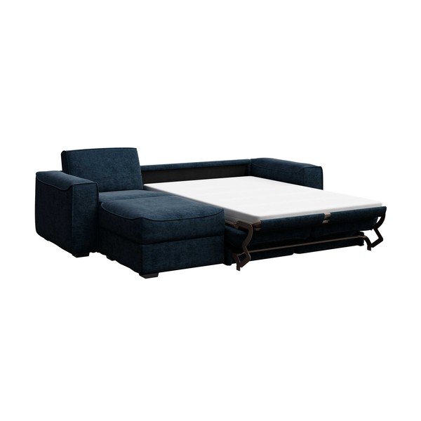 Divano letto Mesonica blu scuro, angolo sinistro, 308 cm Munro - MESONICA-image-3