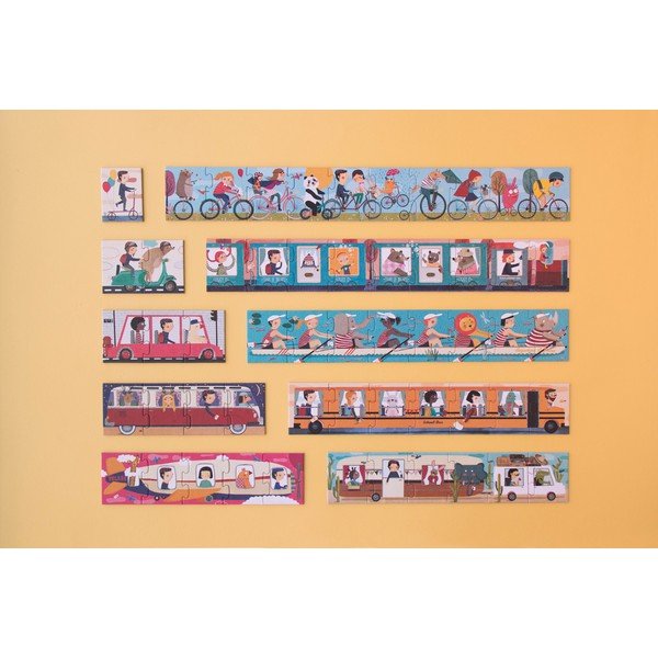 Dlouhé puzzle cestovatelé Londji-image-3