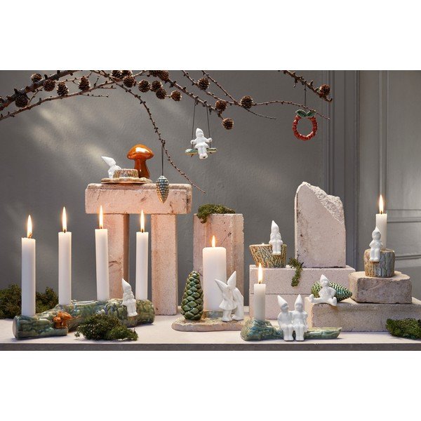 Ornamento natalizio in porcellana Wreath - Kähler Design-image-4