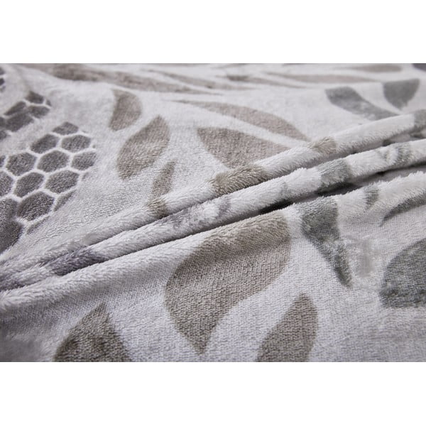 Biancheria da letto grigia in micropile per letto singolo 140x200 cm Judith – My House-image-3