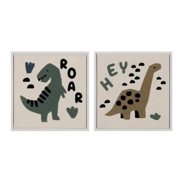 Set di quadri da bambini 2 pz 30x30 cm Relief – Ixia