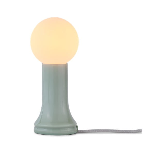 Lampada da tavolo verde chiaro con intensità regolabile (altezza 22,5 cm) Shore – tala