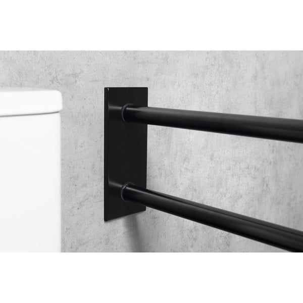 Maniglia a muro in acciaio inox per bagno 83 cm Handicap U - Sapho-image-2