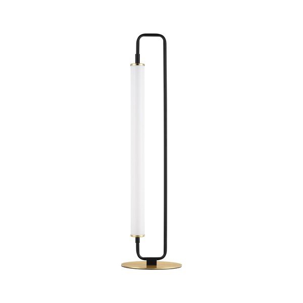 Lampada da tavolo LED bianca/nera opaca in metallo (altezza totale 68 cm) Wetro – Nova Luce
