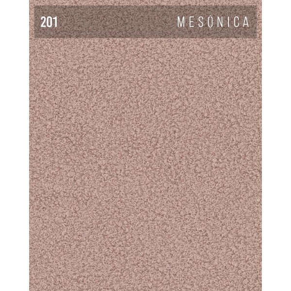 Sgabello rosa chiaro in tessuto bouclé Feiro - MESONICA-image-3