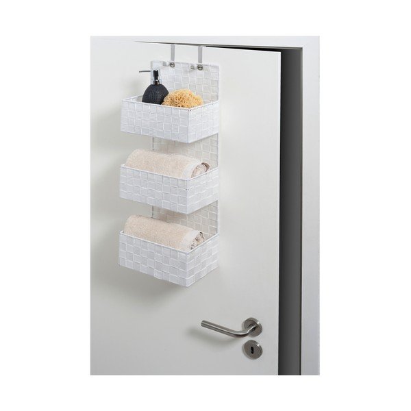Organizzatore da bagno triplo bianco Adria - Wenko-image-1