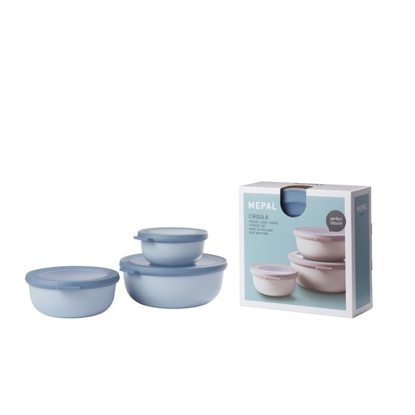 Scatole per alimenti in set da 3 Cirqula Nordic - Mepal-image-1