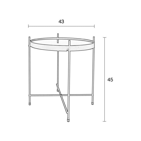 Tavolino bianco Cupid - Zuiver-image-2