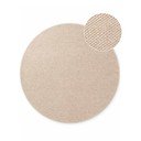 Tappeto rotondo beige in lana tessuto a mano ø 160 cm Lyon Beans – Elle Decoration