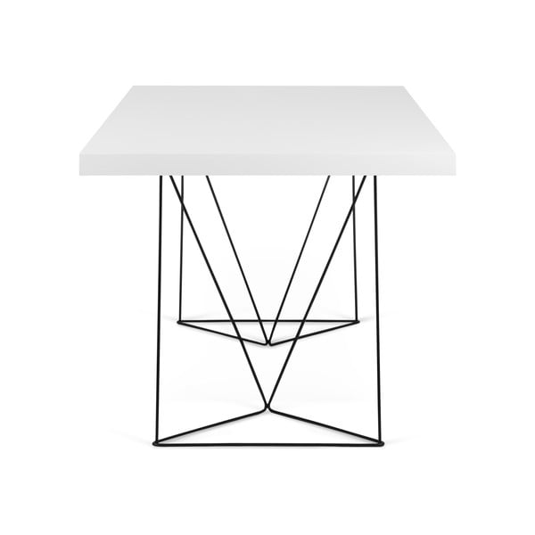Tavolo bianco con gambe nere , 180 x 77 cm Multi - TemaHome-image-4