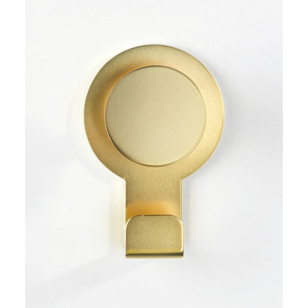 Gancio a parete smerigliato in oro Blandas - Wenko-image-4