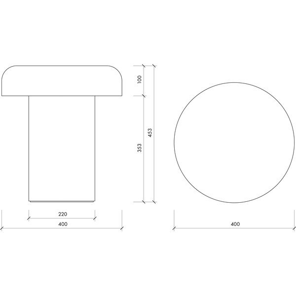Tavolino rotondo in acciaio ø 40 cm Miko – noo.ma-image-4