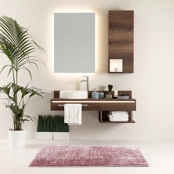 Tappeto da bagno viola , 60 x 90 cm Bati - AmeliaHome-image-1