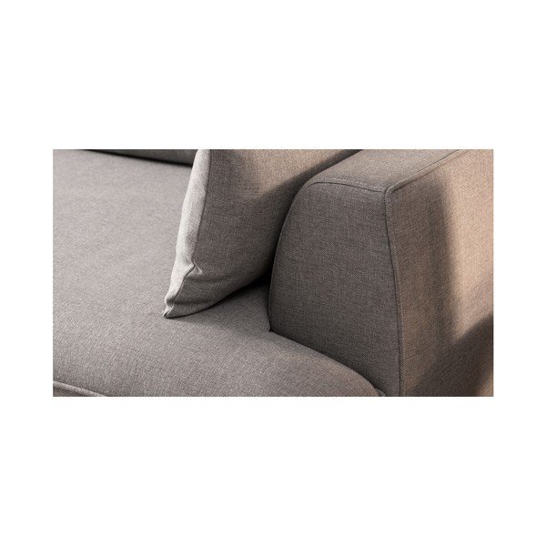 Divano a tre posti grigio chiaro Felix - Balcab Home-image-1