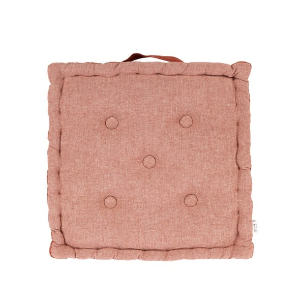 Cuscino per sedia marrone arancione con maniglia , 40 x 40 cm - Tiseco Home Studio-image-2