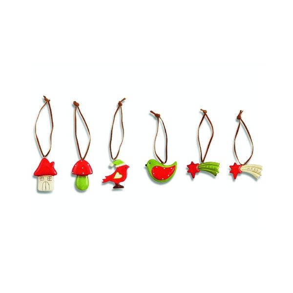 Set 24 vánočních dekorací Xmas