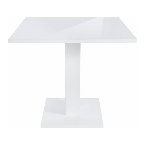 Tavolo da pranzo bianco lucido Allen, 90 x 140 cm - Støraa-image-1