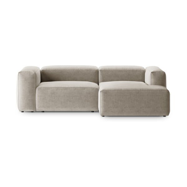 Divano angolare beige (con penisola a destra/con chaise lounge) Bergamo – Cosmopolitan Design
