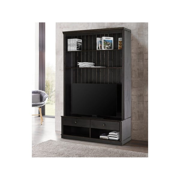 Mobile TV marrone in legno di pino 140x223 cm Anita - Støraa-image-3