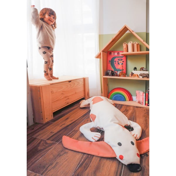 Borsa da divano per bambini beige Dog - Little Nice Things-image-1