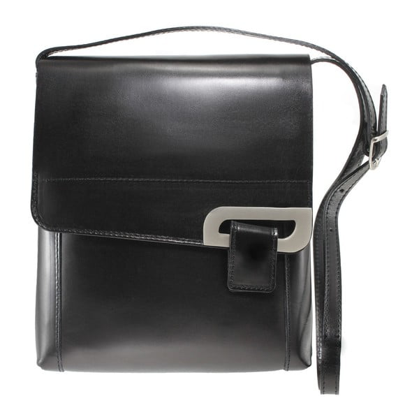 Borsa in pelle nera Valeria - Chicca Borse