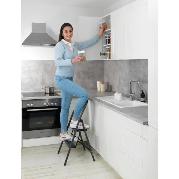 Gradini grigi compatti, altezza 91,5 cm - Wenko-image-1