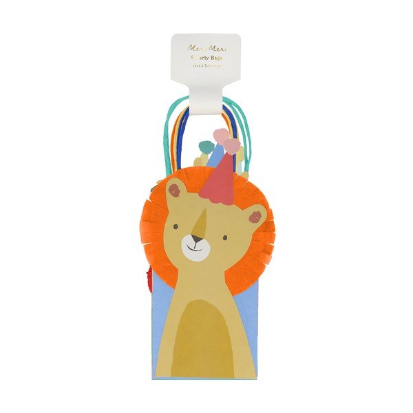 Sacchetti regalo in set da 8 pezzi 11x6 cm Animal Parade - Meri Meri-image-2