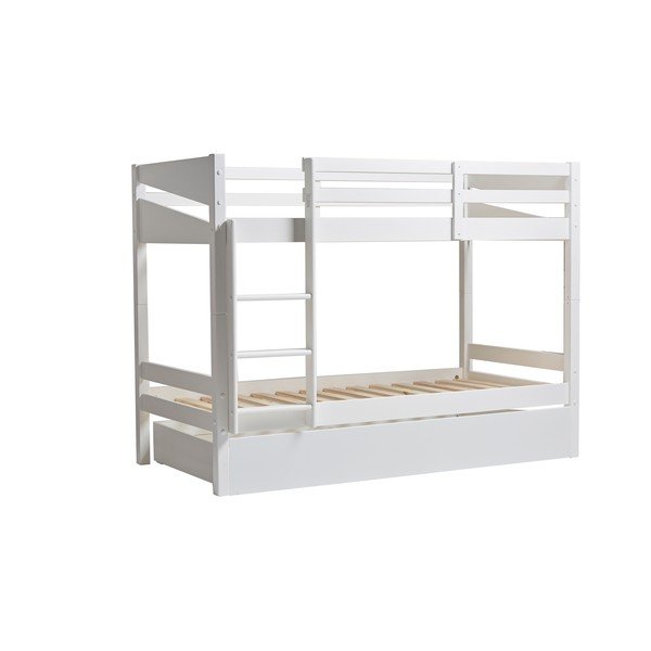 Letto a castello bianco per bambini con cassetto Torino - Marckeric-image-4