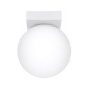 Lampada da soffitto bianca con paralume in vetro ø 12 cm Umerta - Sollux