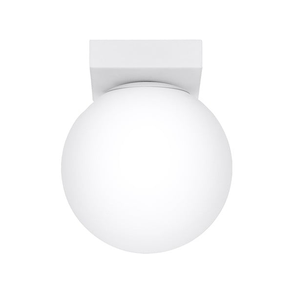 Lampada da soffitto bianca con paralume in vetro ø 12 cm Umerta - Nice Lamps