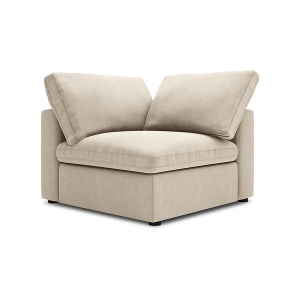 Angolo reversibile beige del divano modulare in velluto a coste Galaxy - Windsor & Co Sofas