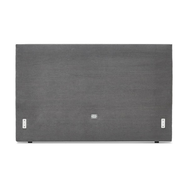 Letto matrimoniale imbottito antracite con griglia 180x200 cm Anja - Bobochic Paris-image-3