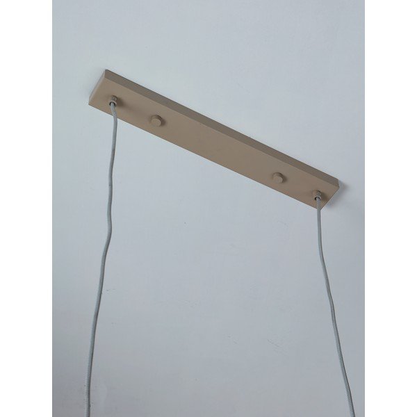 Lampada a sospensione beige con paralume in metallo Montreux - it's about RoMi-image-2