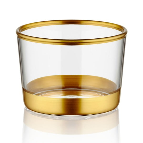 Set di 3 bicchieri Oro, ⌀ 8 cm Glam - Mia