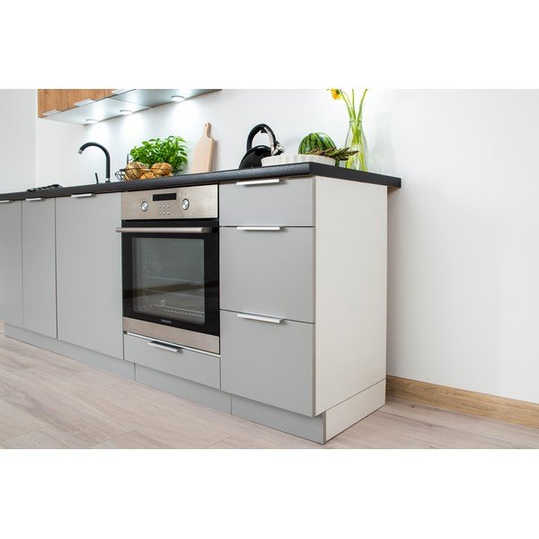 Cucina dritta con piano di lavoro 240 cm Brodie - STOLKAR-image-4