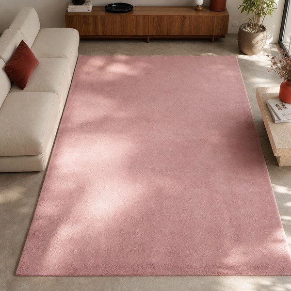 Tappeto rosa , 160 x 230 cm Fox Liso - Universal-image-4