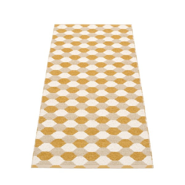 Passatoia da interno/esterno giallo ocra 70x160 cm Dana Ochre – Pappelina